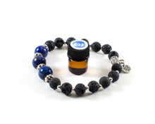 Ajna (Brow Chakra) Lapis Lazuli/Lava Stones with KC Brow Blend Essential Oil sample